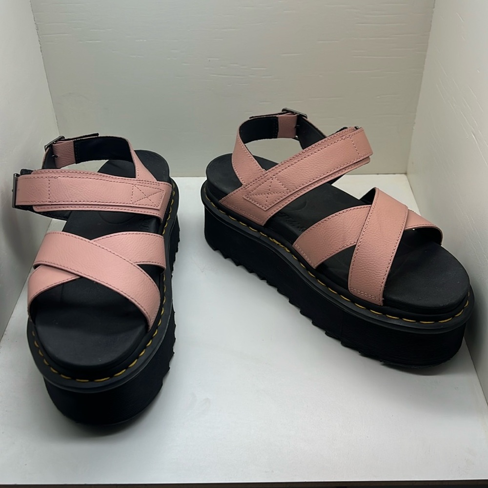 DM Dr Martens Voss II Athena Quad Platform Sandals Shoes 11 Ladies